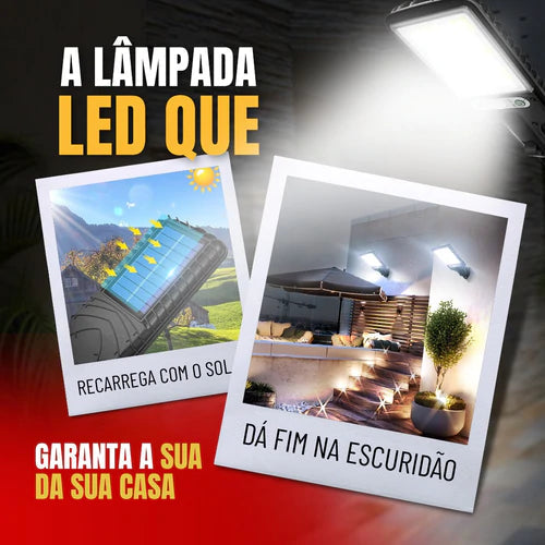 Refletor LED Solar com Sensor de Movimento Brasileiro / IlumiMax - Skala Store 